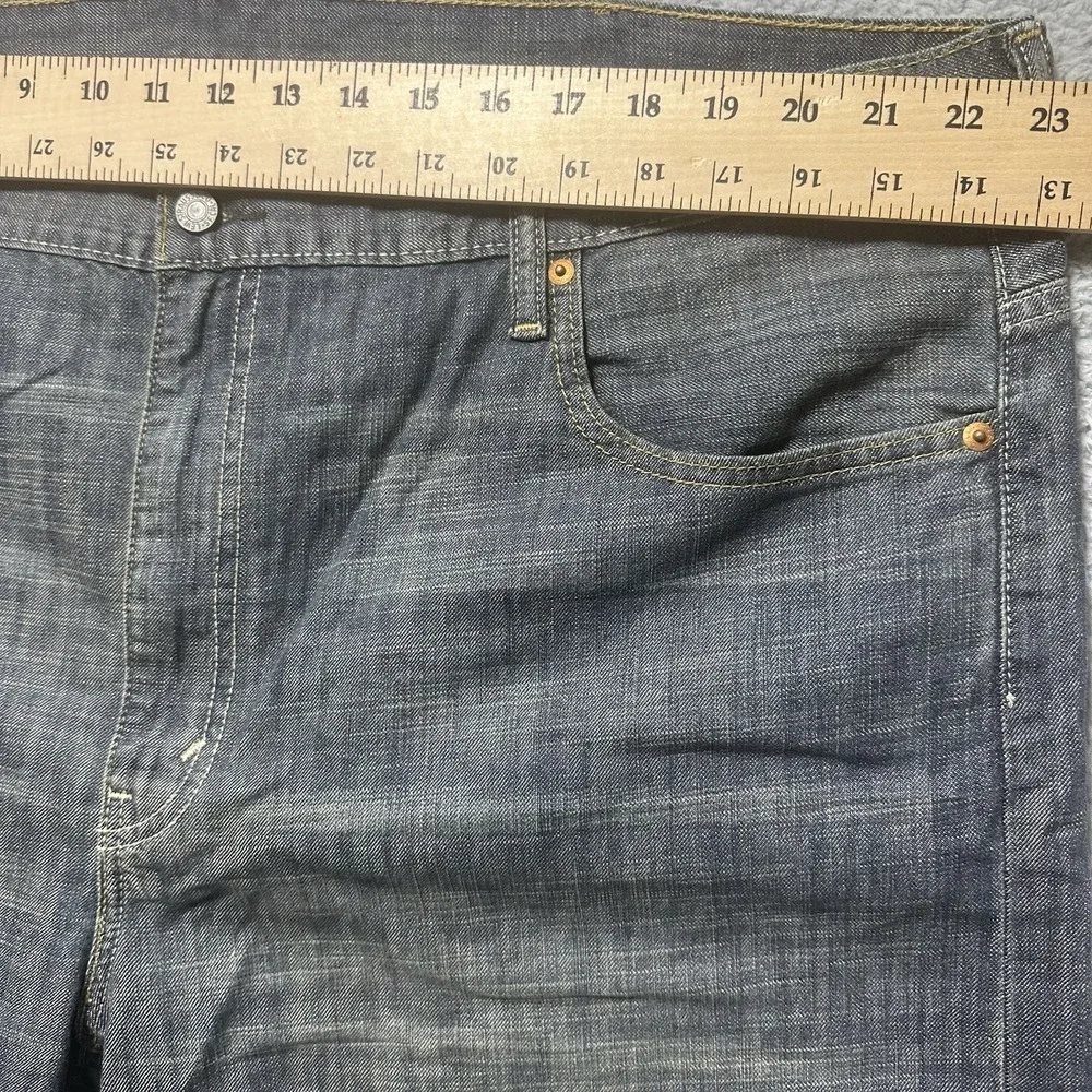 Mens Levis 569 Jeans 42x32 Baggy Loose Straight Denim‎ Pants Y2K Faded